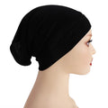 Turban Africain Plissé Torsadé - Bonnet Femme Extensible Doux - Foulard Tête Imprimé