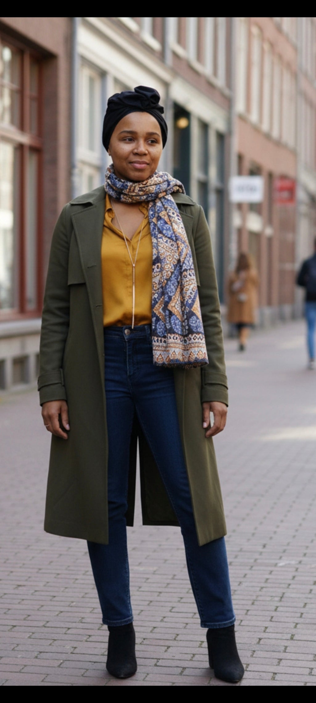Turban noué pour femme en coton respirant
